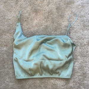 GREEN TANK TOP
